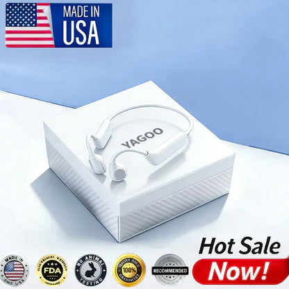 💥 LIMITED TIME OFFER!🔥Bone Conduction Smart Hearing Aid Bluetooth Earphones