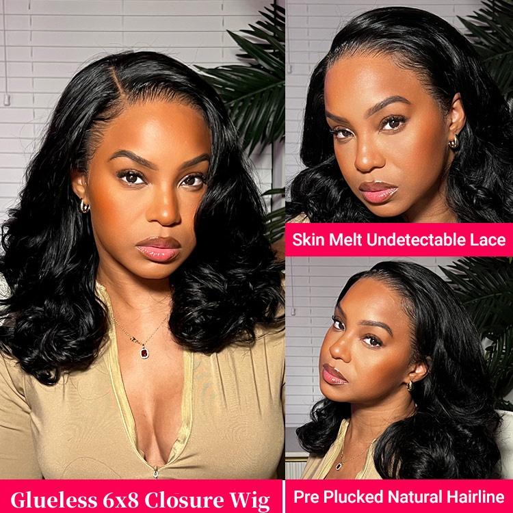 Undetectable HD Lace Body Wave Wig – Glueless, Natural Hairline, Beginner Friendly