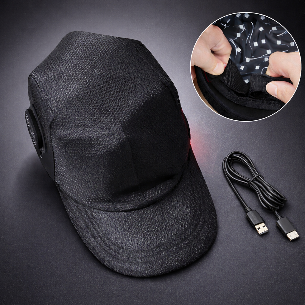 Stop Hair Thinning – Red Light Regrowth Cap